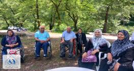 سفر نشاط‌ آفرین توانخواهان کهریزک به طبیعت سرسبز نشتارود