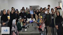 بازدید دانشجویان کاردرمانی مقطع کارشناسی دانشگاه علوم توانبخشی و سلامت اجتماعی تهران از آسایشگاه خیریه کهریزک استان البرز