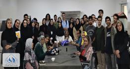 بازدید دانشجویان کاردرمانی مقطع کارشناسی دانشگاه علوم توانبخشی و سلامت اجتماعی تهران از آسایشگاه خیریه کهریزک استان البرز